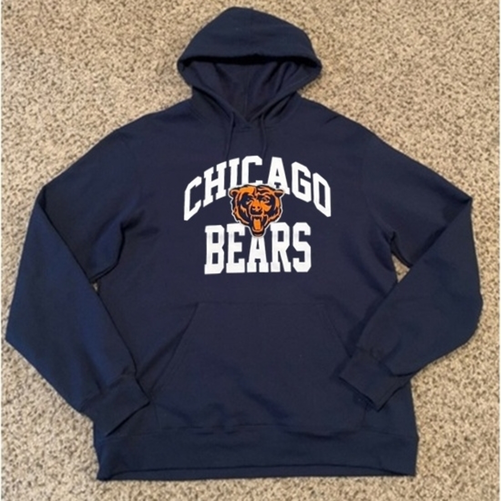 Chicago Bears Navy Hoodie Men's XL